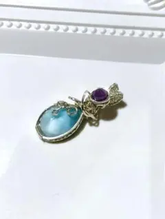 ラリマー（ブルーペクトライト）SV925　ペンダントトップ　（値下げ対象外）