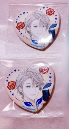 にじさんじ　Rose Valentine 缶バッジ　甲斐田晴