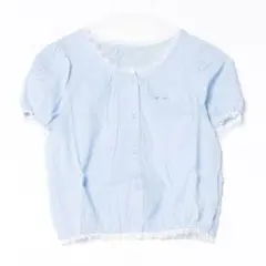 hugi TRIPLE HEART BLOUSE/トリプルハートブラウス ブルー