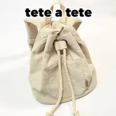 tete a tete コーデュロイ リュック　テータテートのサムネイル