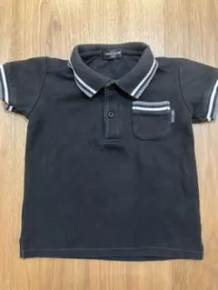 【送料込】COMME CA ISM ポロシャツ 100 黒 コムサイズム 176