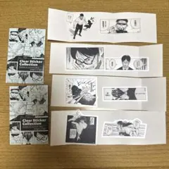 呪術廻戦　クリアステッカーコレクション大人　4セット夜蛾　伊地知　猪野　歌姫