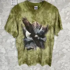 ギルダン M タイダイTシャツ 鷲柄 古着