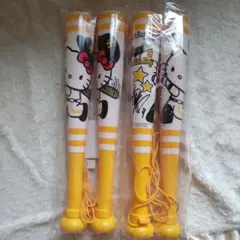 ✨新品／福岡ソフトバンクホークス／ ハローキティ ／柳田／メガホン／ 2本セットのサムネイル