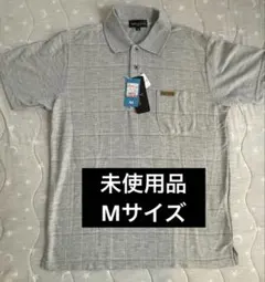 【新品未使用】メンズ　M グレー　半袖ポロシャツ　夏　しまむらのサムネイル