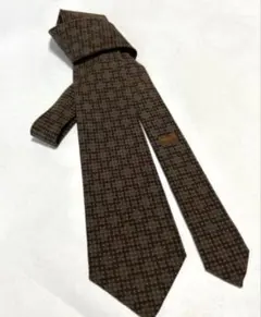 TORRENTE フランス　パリ オートクチュール　高級シルク　ネクタイ 茶色