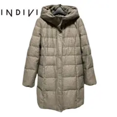 【美品】INDIVI インディヴィ ダウンコート ロング 38 早い者勝ち！