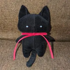 No.17 黒猫ぬいぐるみ ハンドメイド - メルカリ