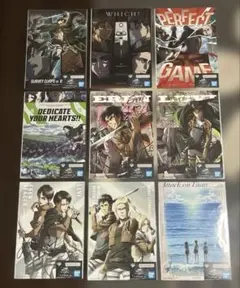 一番くじ 進撃の巨人 獣の巨人は俺が仕留める F賞 クリアポスター 全9種