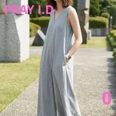 FRAY I.D フレイアイディー フレアーコンビネゾン オールインワン グレーのサムネイル
