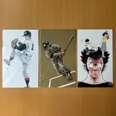 あだち充展 サインボール ミニ色紙 ポストカード セット プレミアム