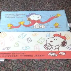 ニッセイノベルティUSJスヌーピーマイクロファイバータオル2枚