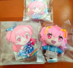 プロセカ　桃井愛莉　ぷちぬい　アクリルスタンド　缶バッジ　セット　B賞　くじ