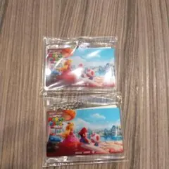 映画『ザ・スーパーマリオブラザーズ・ムービー』キーホルダー2個セット