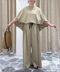 OMMO】 セットアップ＊IRREGULAR SHIRRING SK&TOP - メルカリ