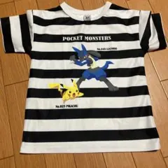 ポケモン　Tシャツ　130cm ピカチュウ ルカリオ