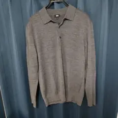 ユニクロ　ニットシャツ
