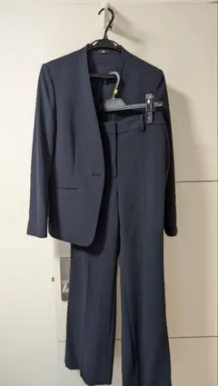 プラステ　トリアセブレンドカラーレスジャネット・ストレートパンツ（セットアップ）