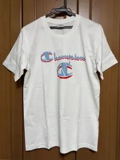 Champion ロゴプリント Tシャツ Lサイズ ホワイト