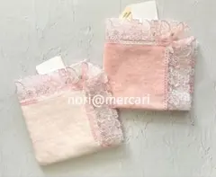 近沢レース　桜便り　タオルハンカチ　2枚セット
