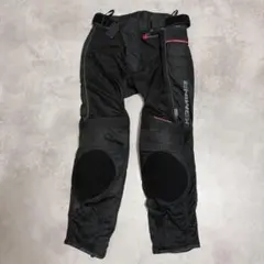 【美品】KOMINE コミネ 07-708 メッシュパンツ 黒 JP M