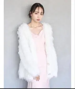 snidel スナイデル シャギーカーディガン