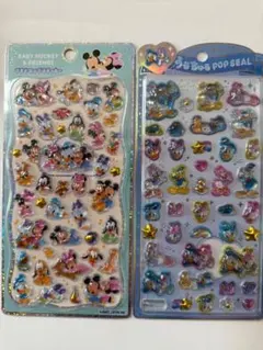 ディズニー 正規品 うるちゅるポップシール プチドロップ ステッカー