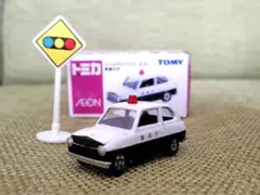 H*M様 当時物！限定トミカイオン特注スバルR2パトロールカー標識付新品、未使用のサムネイル