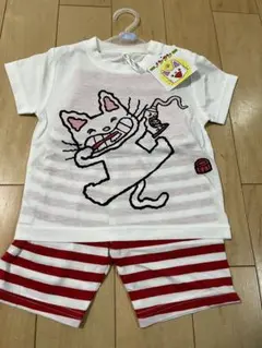 ノンタン半袖Tシャツとショートパンツ　パジャマ 80cm
