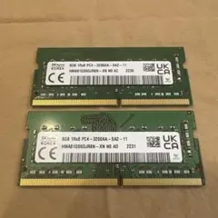 SK hynix 8GB DDR4 3200MHz SO-DIMM メモリ - メルカリ