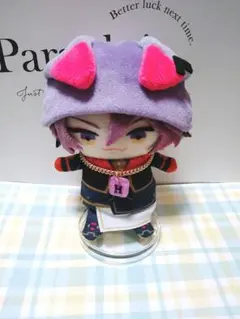 耳付き帽子&ネックレス　ぬい服　にじぱぺっと　ぬい活