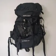 【美品】HAWK GEAR EXTREME55Lリュック黒登山防災キャン 大容量のサムネイル