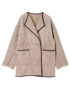 SLV フェイクムートンボアリバーシブルジャケット