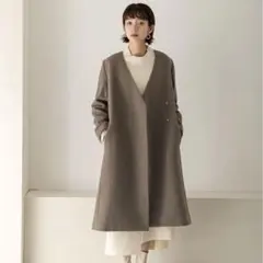 KBF ロング　ノーカラー　コート　アーバンリサーチ