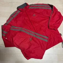 アディダス　adidas ジャージ　上下　セットアップ　ナイロン　裏フリース