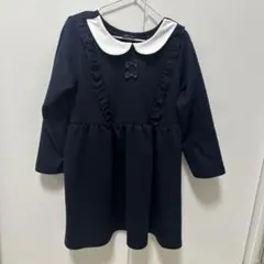 冠婚葬祭　紺色　ワンピース　120