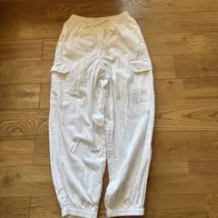 GU ホワイト カーゴパンツ TEEN Mサイズ