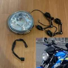 スズキ GSX-S125 純正ヘッドライトユニット　23〜 スズキ GSX-S125 純正ヘッドライト 23〜 オマケ付き(いる人のみ