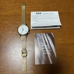 KOMONO レディース　腕時計　ゴールド　ホワイト