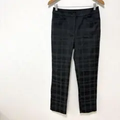 【クリスチャンオジャール】チェック柄ストレッチチノパンツ　Lサイズ　カジュアルのサムネイル