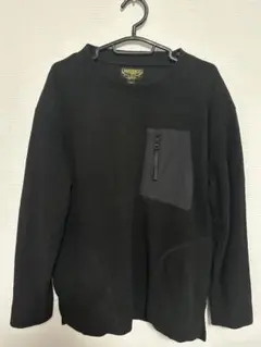 古着 スウェット トレーナー フリースUNIVERD72 ブラック ビンテージ