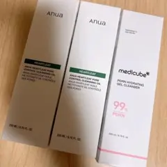 anua メディキューブ クレンジング フェイスパック 化粧水 美容液