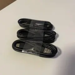 タイプC ケーブル　USBケーブル 3本セット 黒