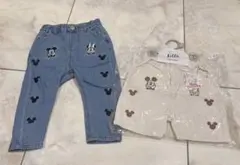 リトシー Littc ミッキー ミニー ズボン セット
