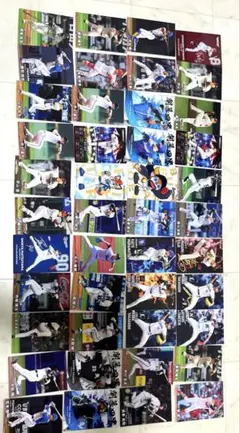プロ野球カード　チップス　カード 44枚セット（スター・マスコット含む）カルビー