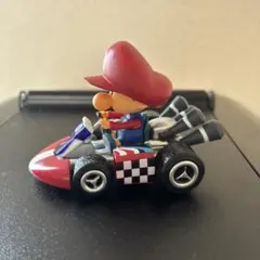 マリオ カート フィギュア　ベイビーマリオ　プルバックカー ミニカー