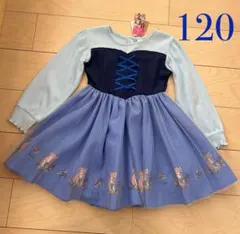 新品 リトシー ディズニー プリンセス アリエル 長袖 ワンピース 120