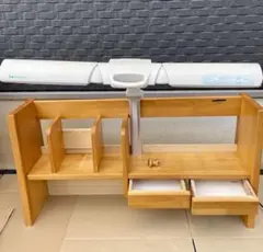 コイズミ学習机上棚部分　本棚　デスク固定器具あり