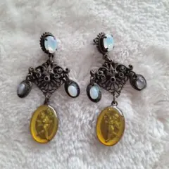 ヴィンテージ風ピアス フランス製Zor