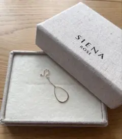 【片耳のみ】SIENA ROSE スイングドロップイヤリングK10YG
